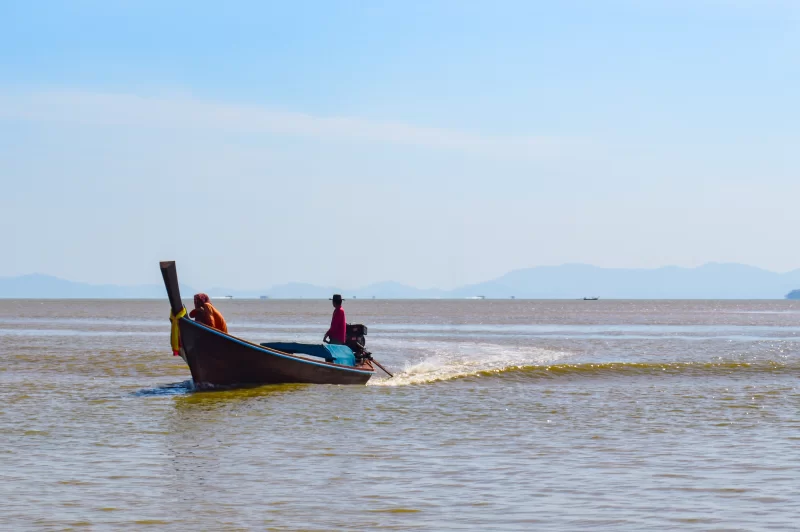 Longtail boats in Andaman sea, Thailand
