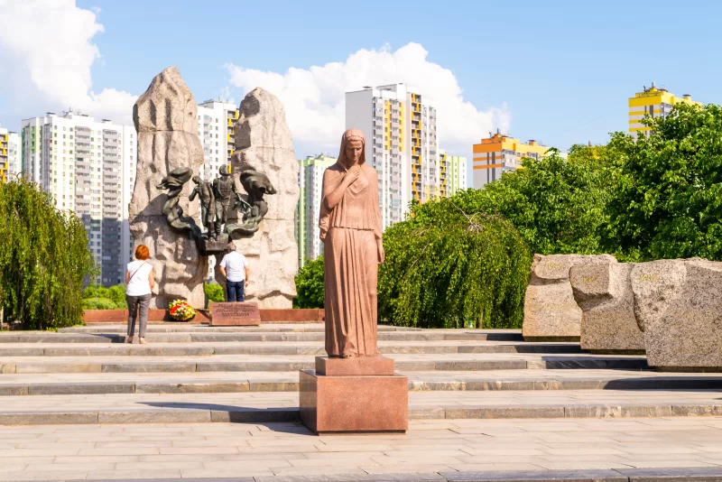 Monument to soldiers killed during the fighting in Afghanistan