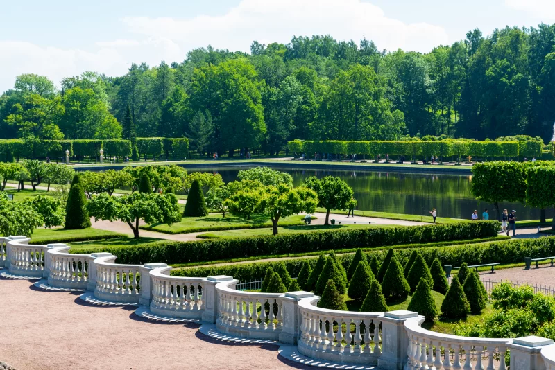 Venus gardens in the lower park of Peterhof