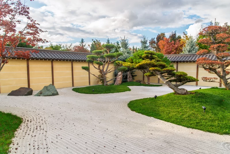 Zen garden in Galitsky Park, Krasnodar