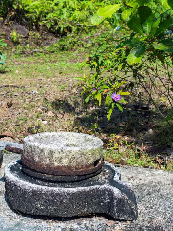 Ancient device used at tin pewter