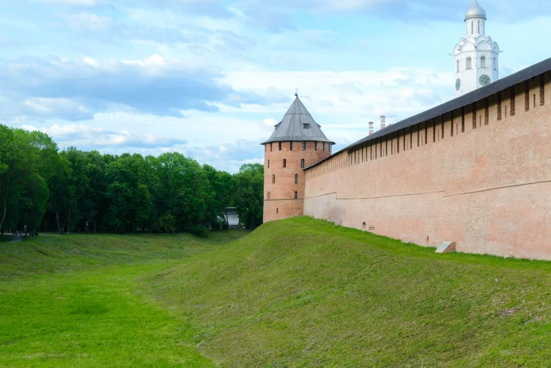 Великий Новгород, Россия. Башни Великого Новгородского Кремля