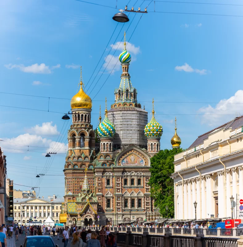 St. Petersburg, Russia, 2021 June 05: Church of the Savior on Spilled Blood