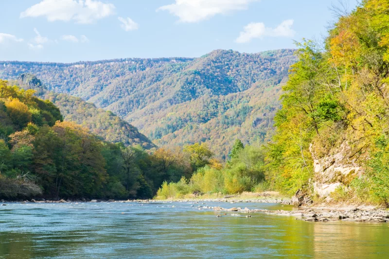 Горная река в Адыгее