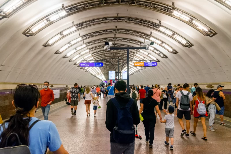Interior of the station Sadovaya