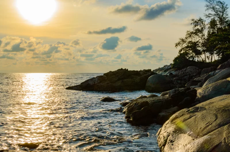 Золотой восход закат