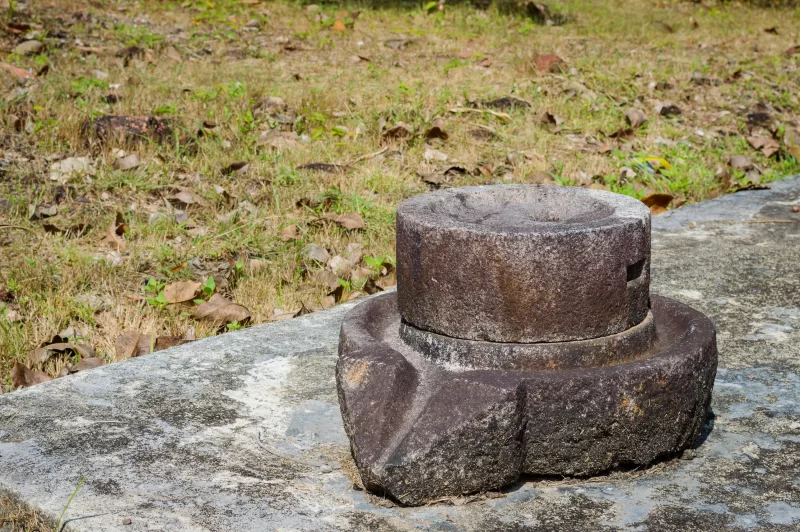 Ancient pan or device used at tin pewter castings