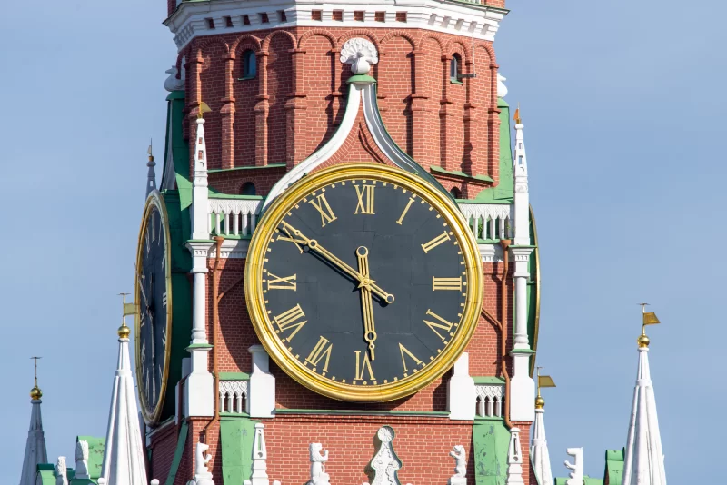 Chimes clock on Spasskaya tower