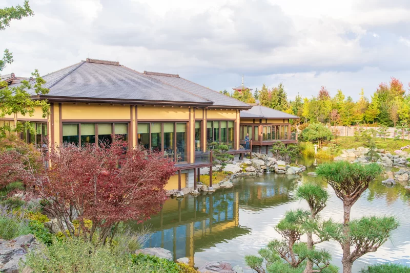 Японский сад и павильон в Краснодаре