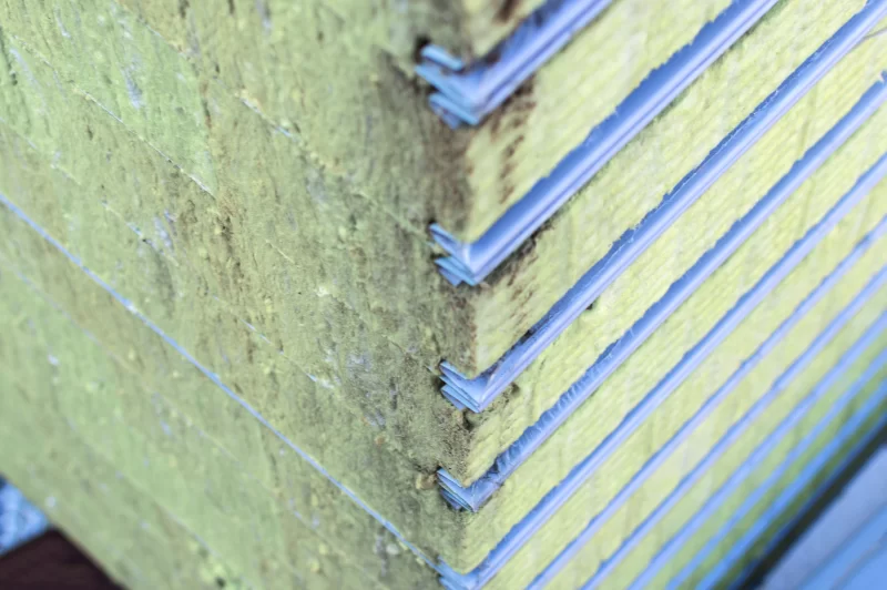 Слои теплоизоляции: текстура и структура строительных материалов