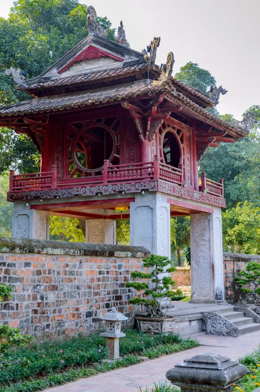 Храм литературы Ван Мьеу в Ханое, Вьетнам