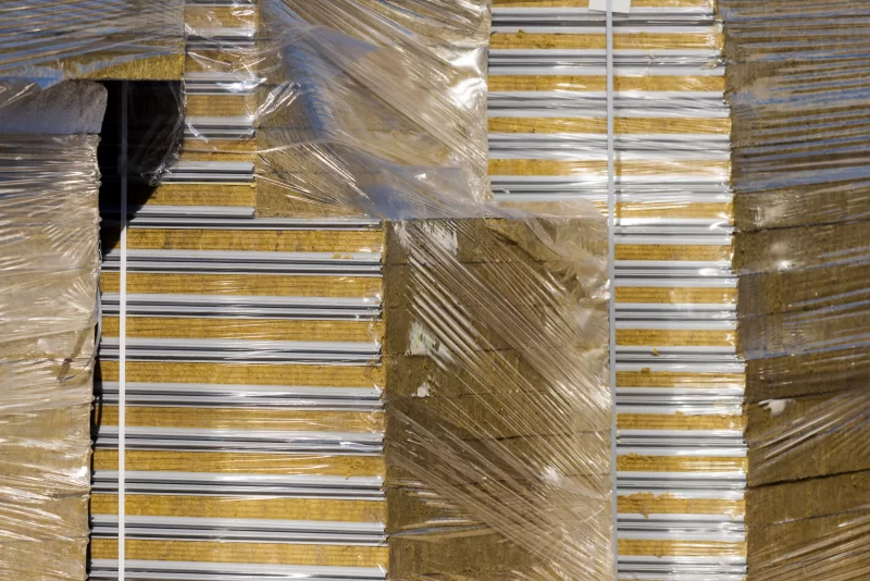 Упакованные строительные материалы