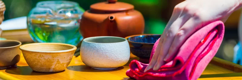 Подготовка к чайной церемонии: сервировка и уход за посудой