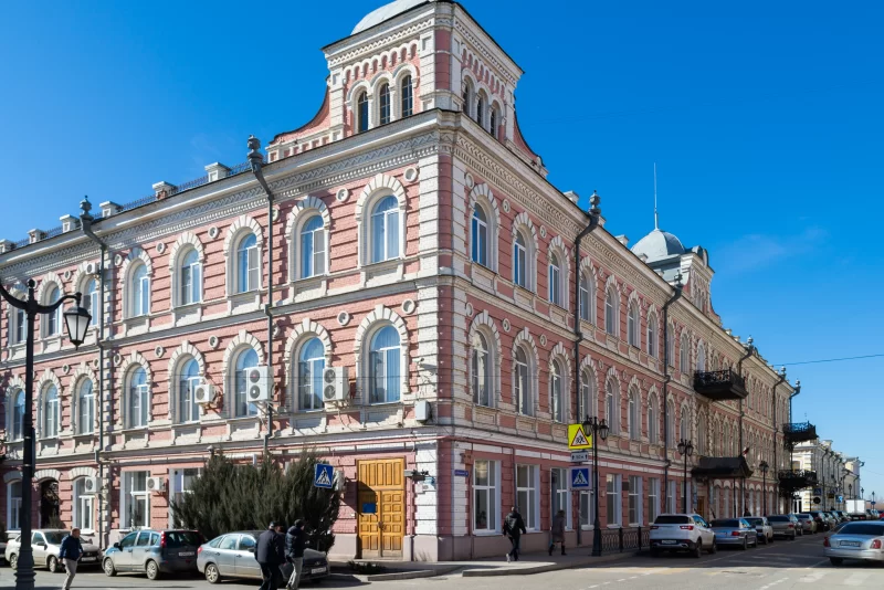 Архитектура старого города Астрахань, Россия.