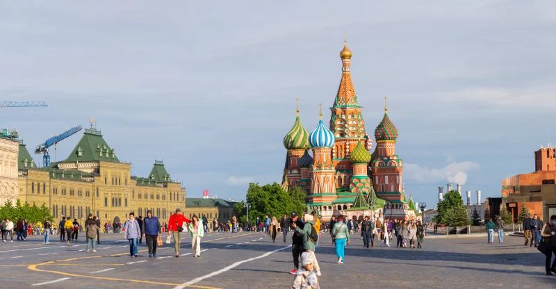 Красная площадь и собор Василия Блаженного