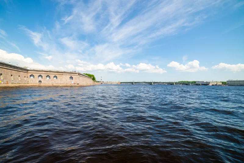River and Peter and Paul Fortress in St. Petersburg