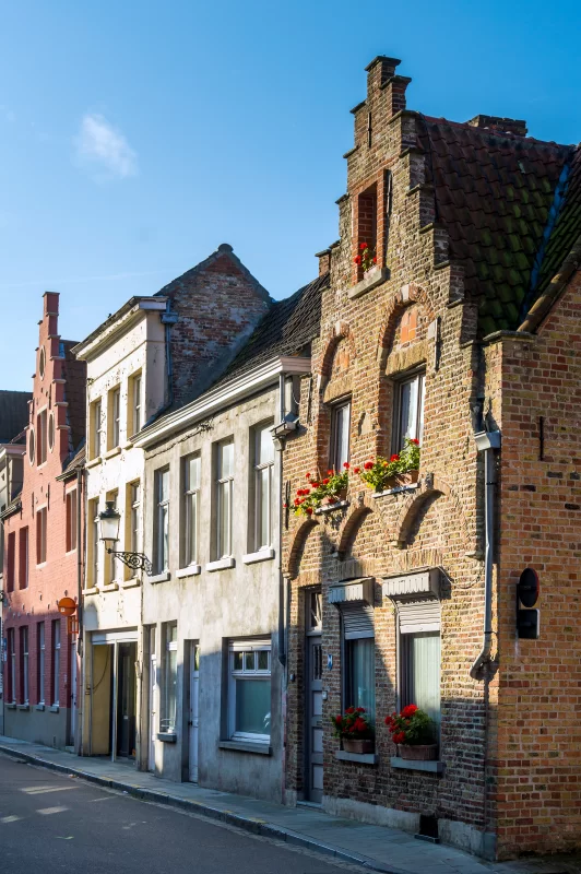 A typical belgium house in Brugge