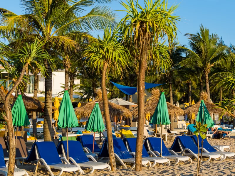 Summer holidays beach background