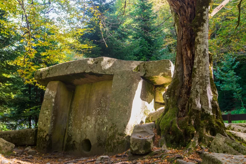 Древний дольмен в лесу Адыгеи