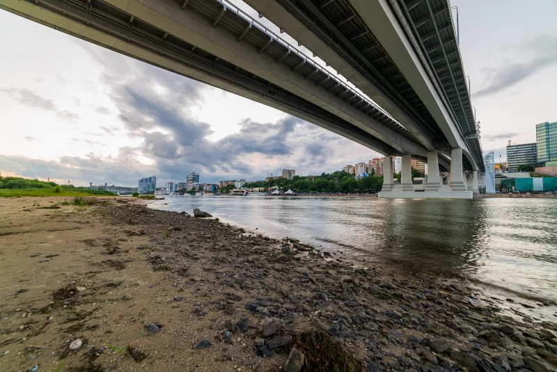 River Don. Bridge over the river.