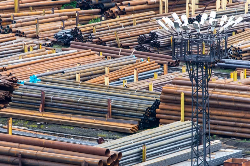 Стальные трубы Промышленность Строительство Сложенные