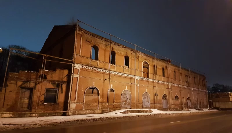 Old abandoned warehouses Paramonovskie