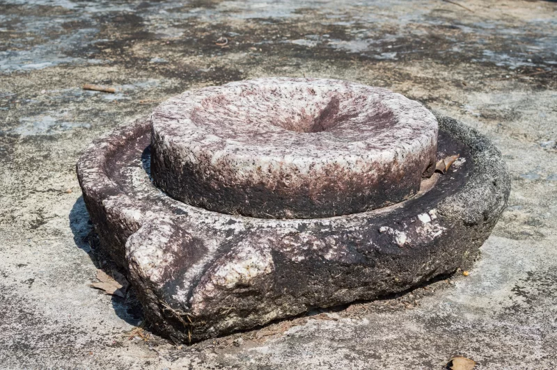 Ancient pan or device used at tin pewter castings