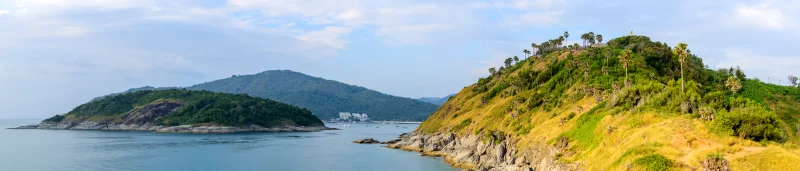 Панорамный вид со смотровой площадки мыса Промтеп