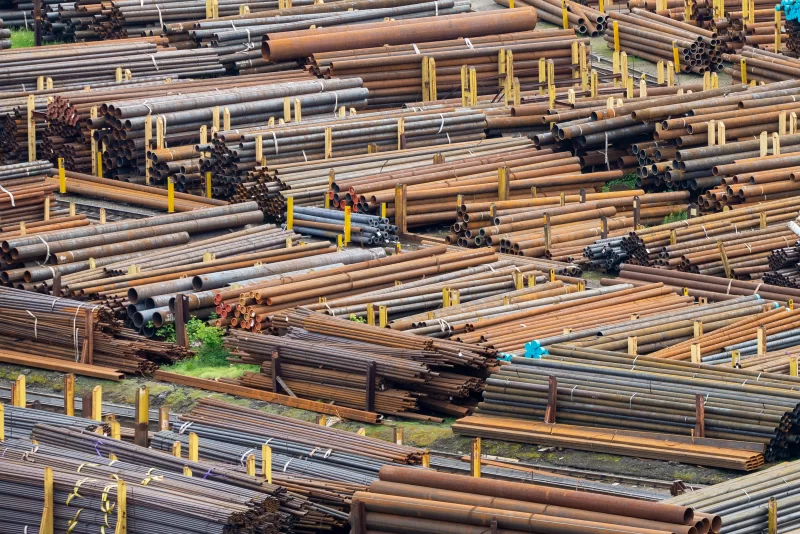 Стальные трубы Промышленность Строительство Сложенные