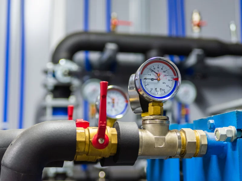 Система труб и манометров