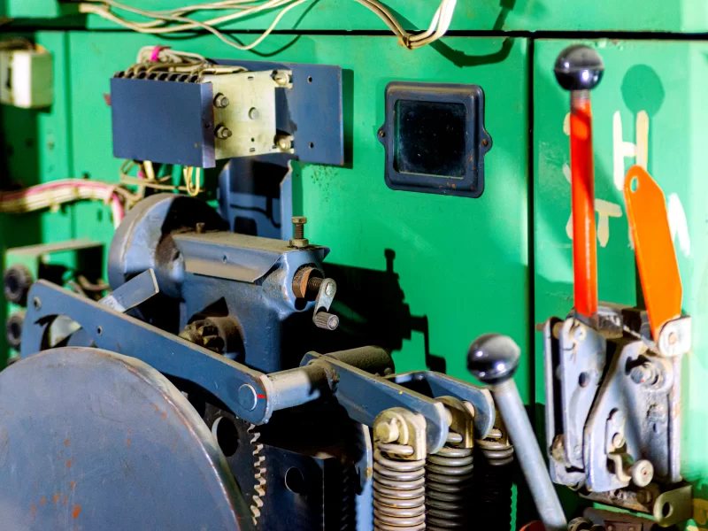 Механизм старого промышленного оборудования