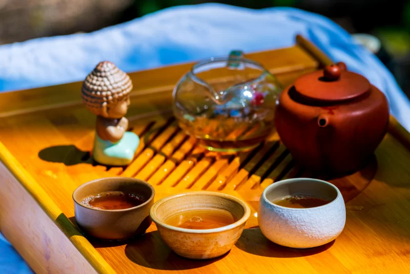 Церемония чаепития на природе: спокойствие и гармония