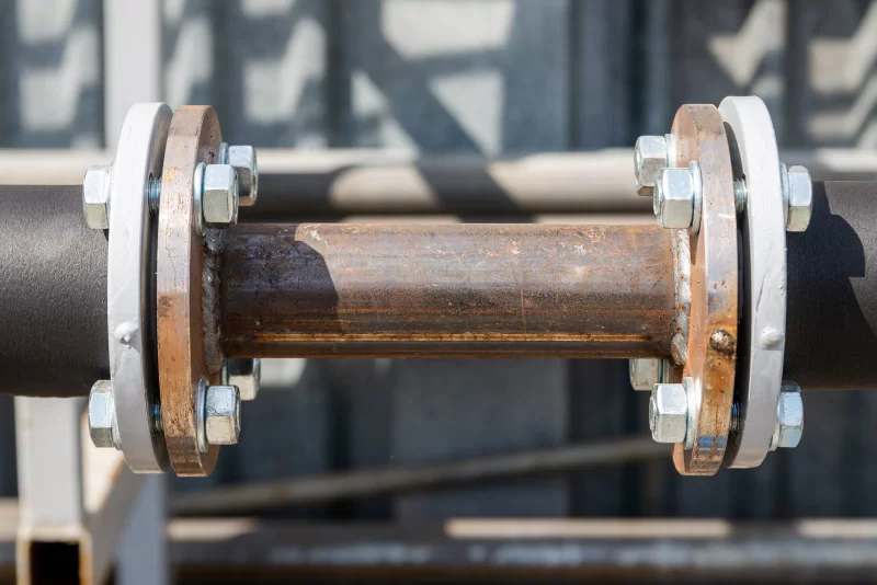 Фланцевое соединение трубопровода